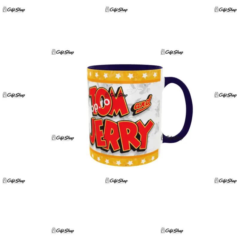 Tom and jerry, cana personalizata cu poza si text, 330ml, model 3338